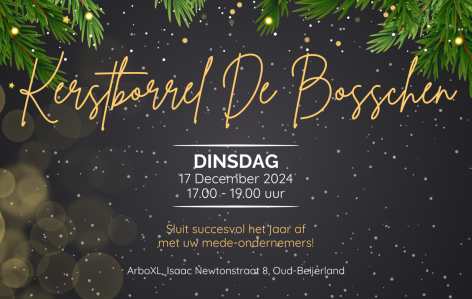 OV Bedrijventerrein de Bosschen | Bericht "Jaarafsluiting"